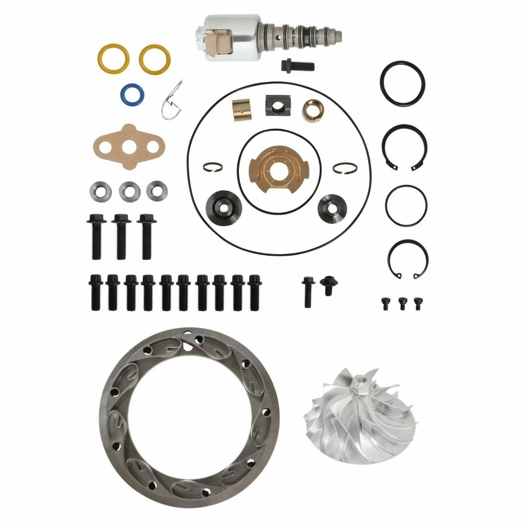 SPOOLOGIC GT3782VA Turbo Rebuild Kit Billet Wheel 13.2mm Vanes VGT for 05.5-10 6.0L Powerstroke