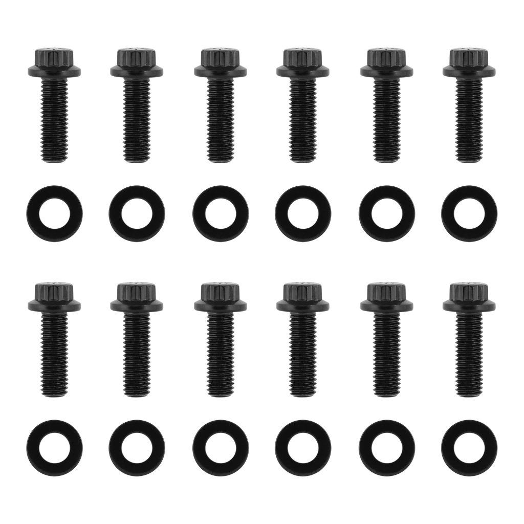 TrackTech Up-Pipe Bolts + Washers for 2001-2016 Chevrolet Duramax 6.6L LB7 LLY LBZ LMM LML