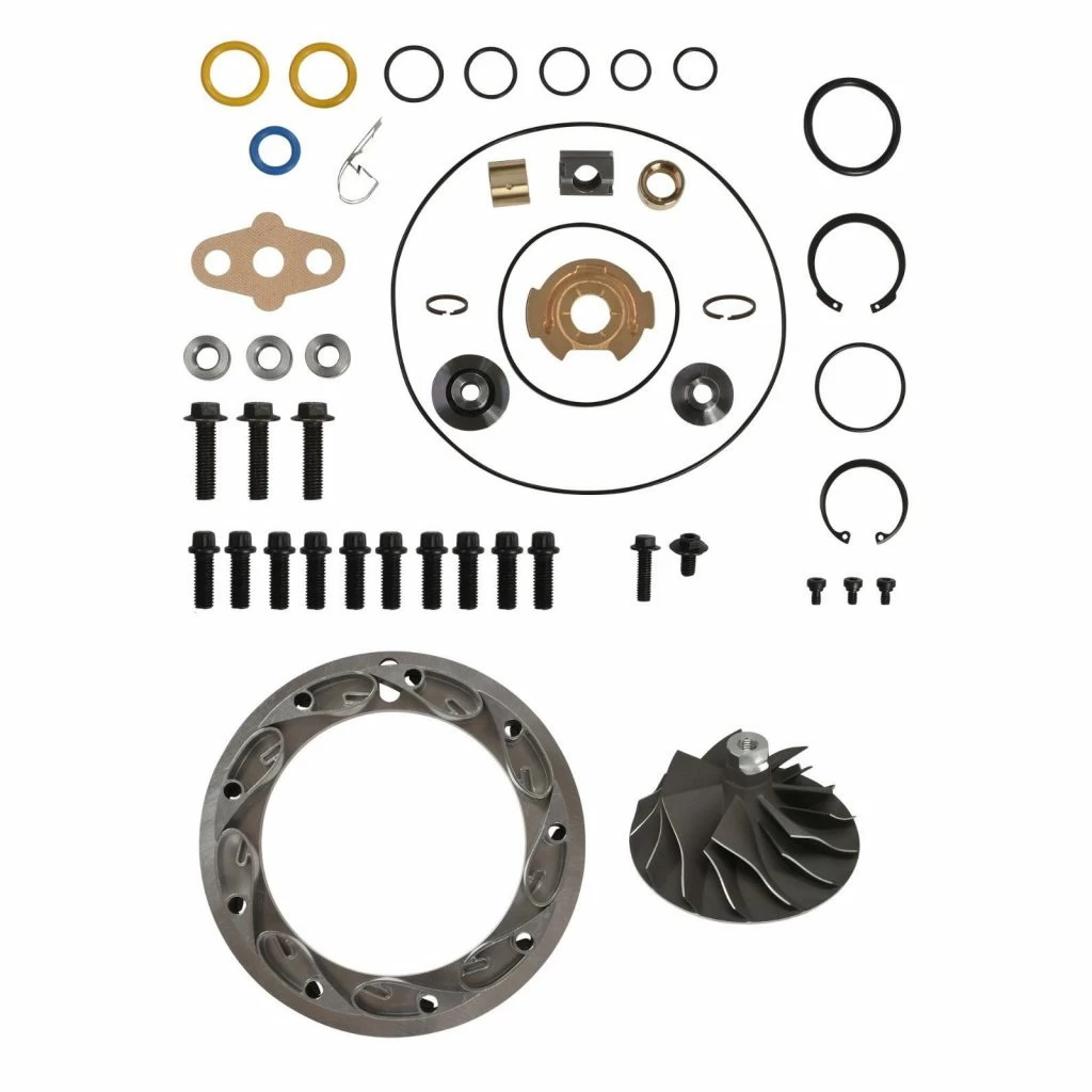 SPOOLOGIC GT3782VA Turbo Rebuild Kit Cast Wheel 13.2mm Vanes for 05.5-10 6.0L Powerstroke