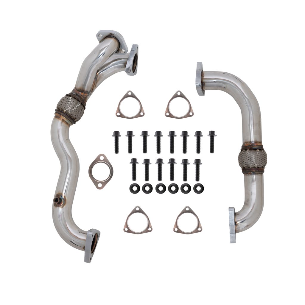 SPOOLOGIC Heavy Duty Up Pipe Set for 2008-2010 Ford 6.4L Powerstroke