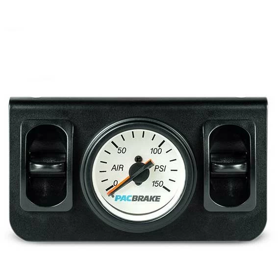 Pacbrake AMP Basic Independent Paddle Valve In-Cab Control Kit with Mechanical Gauge
