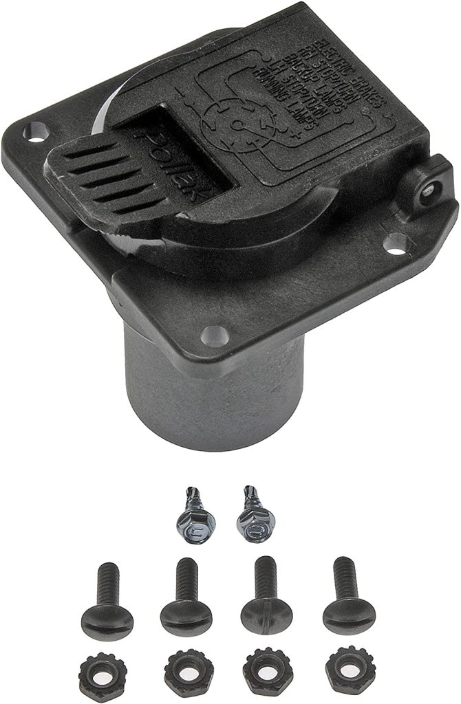 Trailer Hitch Electrical Connector Plug for 1999-2010 7.3L 6.0L 6.4L Ford Powerstroke