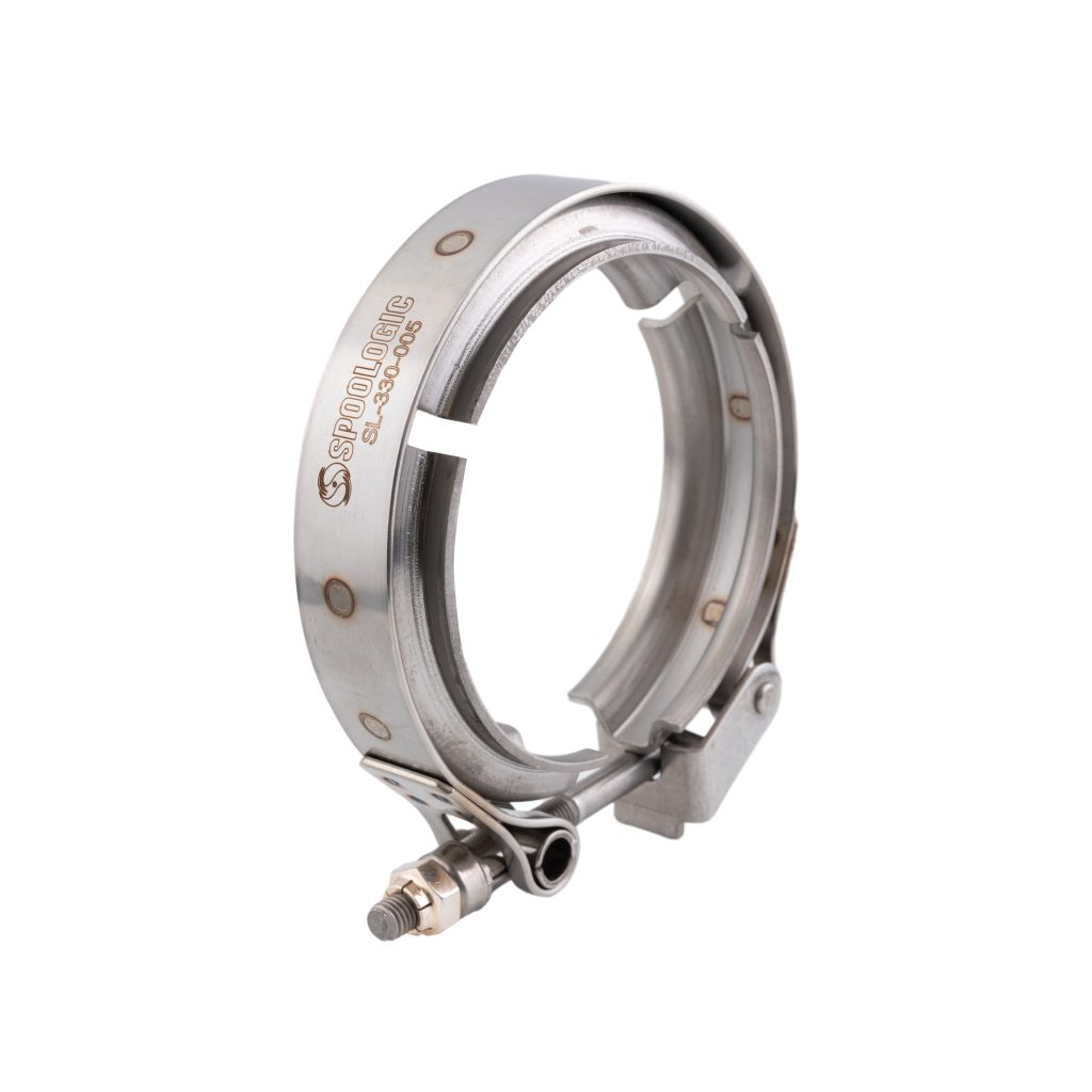 SPOOLOGIC Turbo Up-Pipe V-Band Clamp for 1999-2010 Ford 7.3L 6.0L Powerstroke