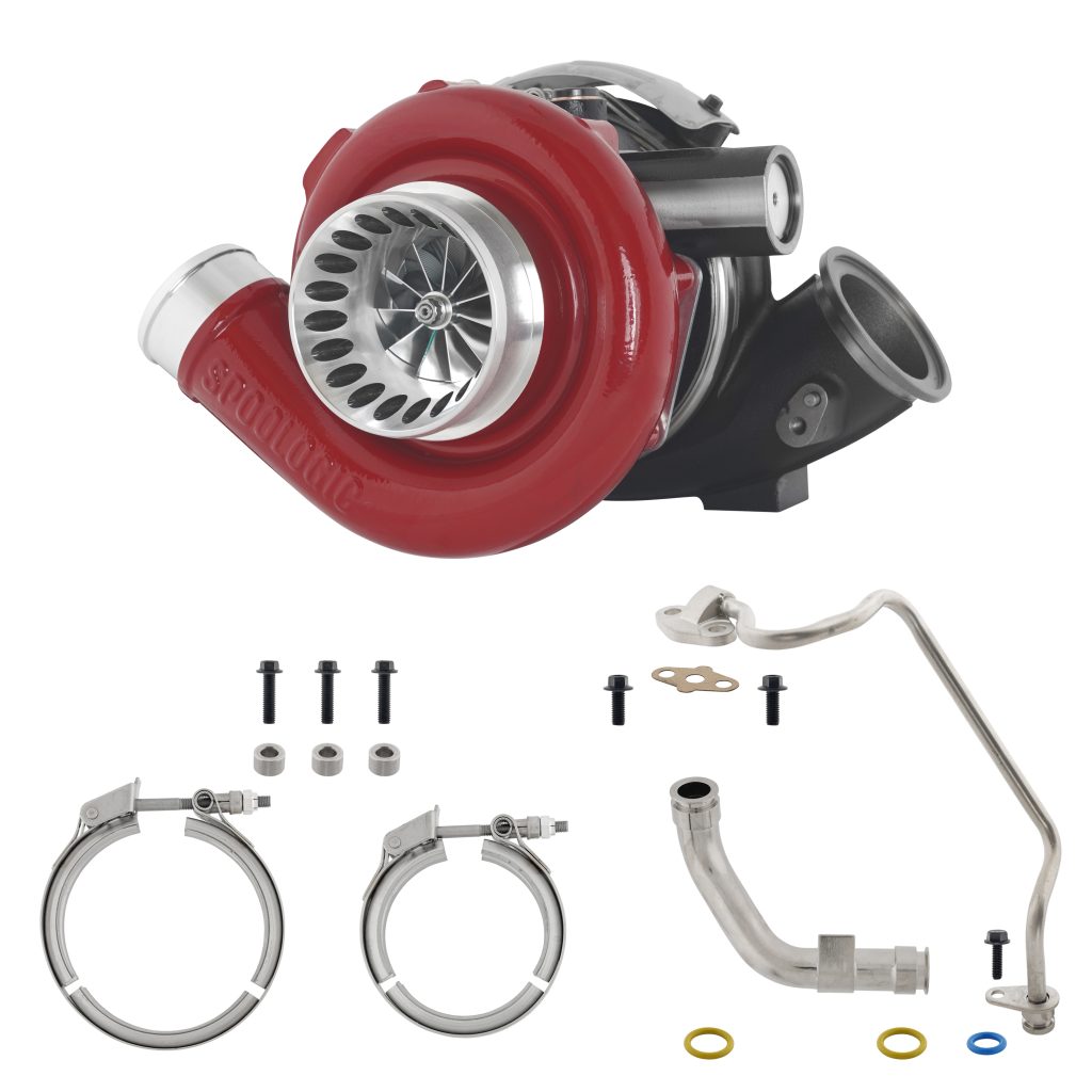 SPOOLOGIC Stage 2 Performance Turbocharger Red for 2003 Ford 6.0L Powerstroke