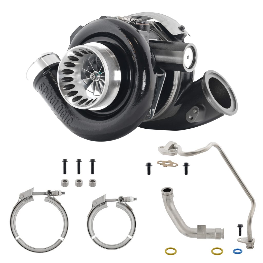 SPOOLOGIC Stage 2 Performance Turbocharger Black for 2003 Ford 6.0L Powerstroke